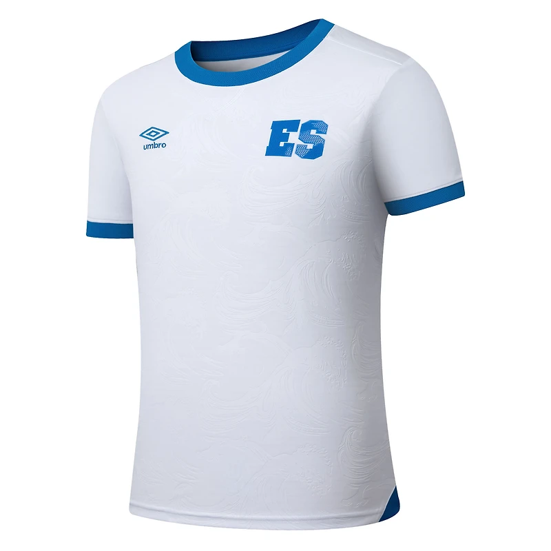 Maillot réplique extérieur Umbro blanc de l'équipe nationale du Salvador 2025 pour homme