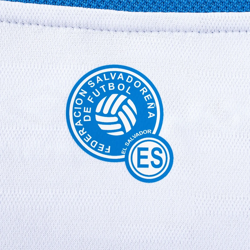 Maillot réplique extérieur Umbro blanc de l'équipe nationale du Salvador 2025 pour jeunes