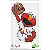Elmo St. Louis Cardinals 11" x 17" Sesame Street Poster Print