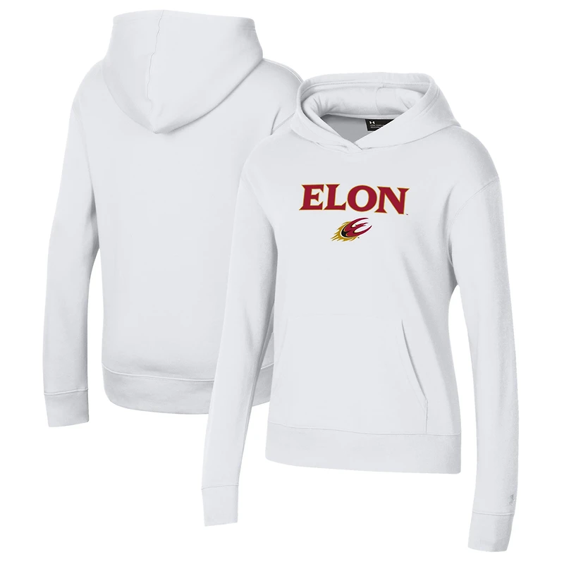 Sweat à capuche Under Armour blanc Elon Phoenix pour femme