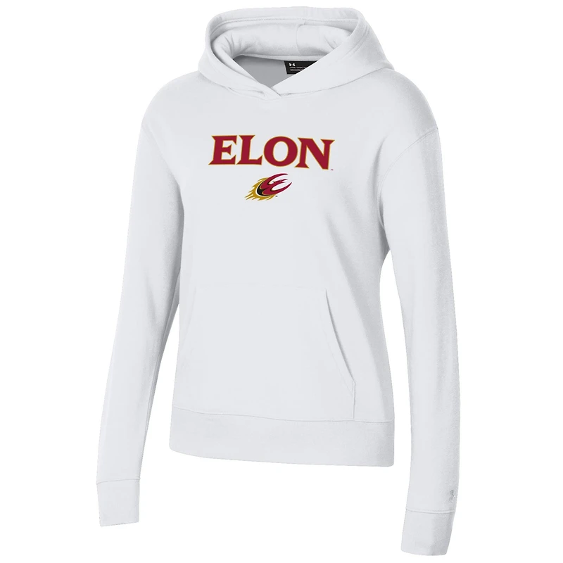 Sweat à capuche Under Armour blanc Elon Phoenix pour femme