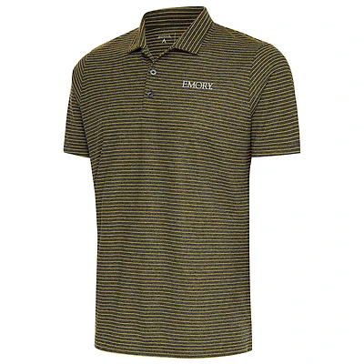 Polo Esteem pour homme, noir chiné et doré, Emory Eagles