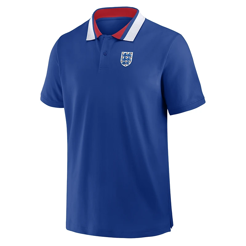 Men's Fanatics  Blue England National Team Crest Polo