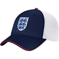 Casquette snapback camionneur Fanatics bleu marine/blanc de l'équipe nationale d'Angleterre pour homme