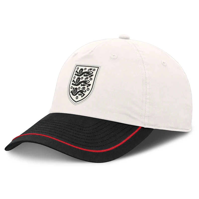 Men's Fanatics White/Navy England National Team Dad Adjustable Hat