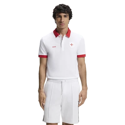 Men's Hugo Boss  White England Lux Paddy Polo