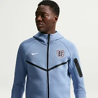 Men's Nike Blue England National Team 2026 Tech Fleece Windrunner Raglan Full-Zip Hoodie