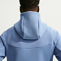 Sweat à capuche zippé Nike Tech Fleece Windrunner bleu pour homme, équipe nationale d'Angleterre 2026