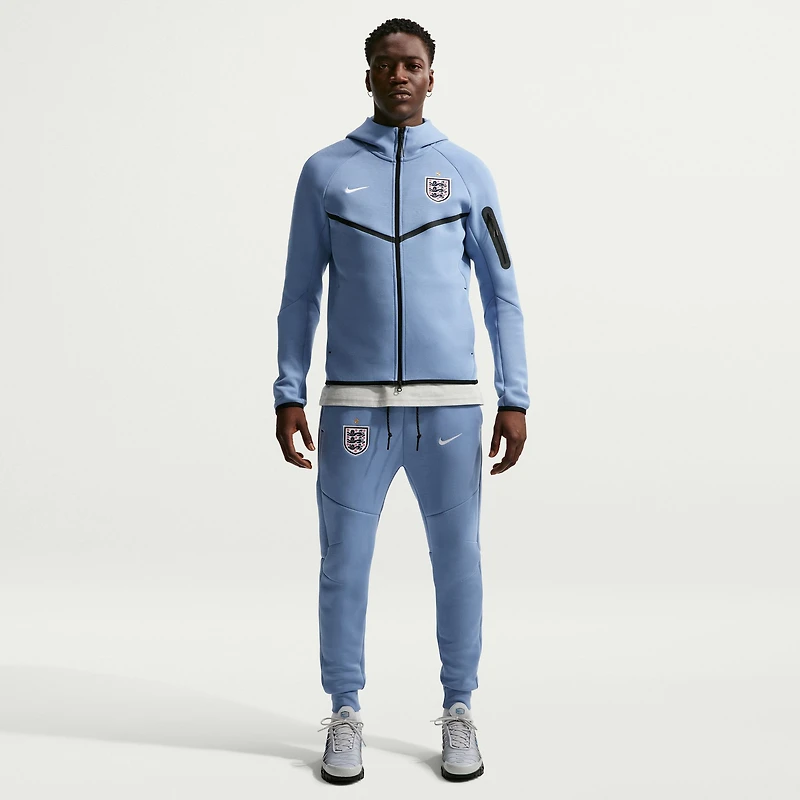 Sweat à capuche zippé Nike Tech Fleece Windrunner bleu pour homme