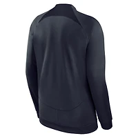 Veste entièrement zippée Nike England National Team Academy Pro Anthem Raglan Performance pour homme - Bleu