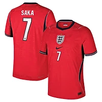 Men's Nike Bukayo Saka Red England National Team 2026 Away Match Authentic Jersey