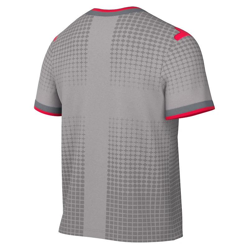 Men's Nike Gray England National Team x Palace 2026 Dri-FIT Pre-Match Top