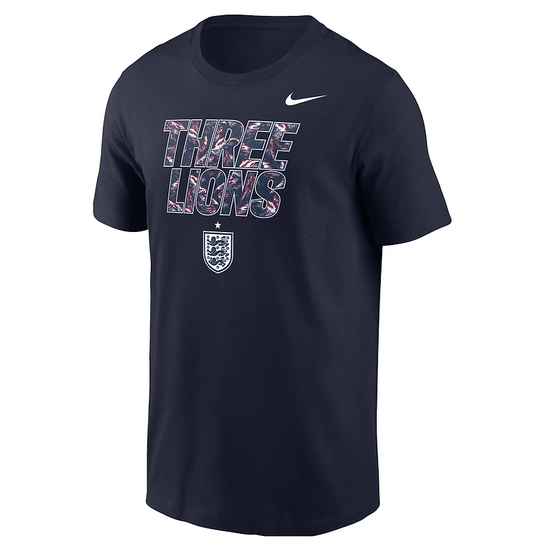 Men's Nike Navy England National Team 2026 Core T-Shirt