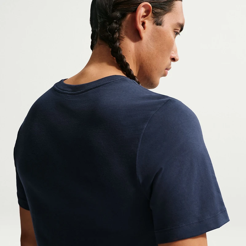 T-shirt homme Nike bleu marine avec écusson de l'équipe nationale d'Angleterre