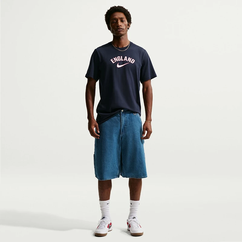 Men's Nike Navy England National Team Wordmark T-Shirt