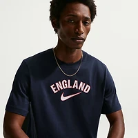 T-shirt homme Nike bleu marine avec logo de l'équipe nationale d'Angleterre