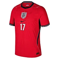 Men's Nike Phil Foden Red England National Team 2026 Away Match Authentic Jersey