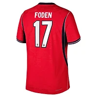 Men's Nike Phil Foden Red England National Team 2026 Away Match Authentic Jersey