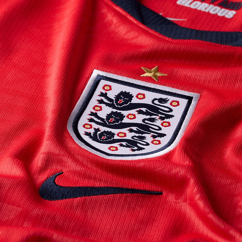 Men's Nike  Red England National Team 2026 Away Stadium Replica Jersey