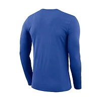 Men's Nike Royal England National Team Lockup Legend Performance Long Sleeve T-Shirt