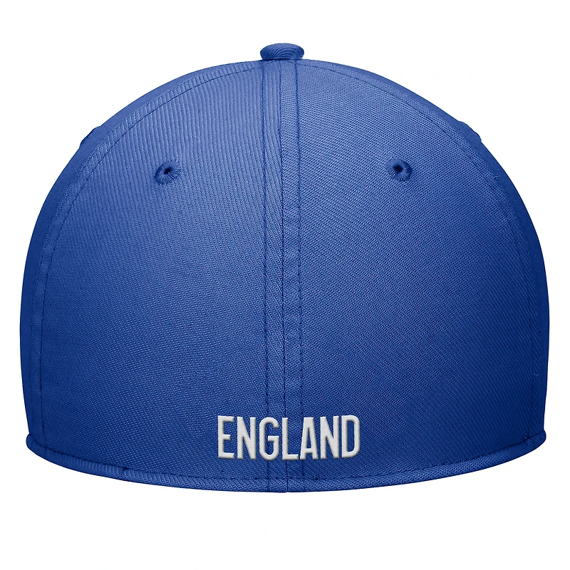 Casquette Nike Royal England National Team Rise Swoosh Performance Flex pour homme