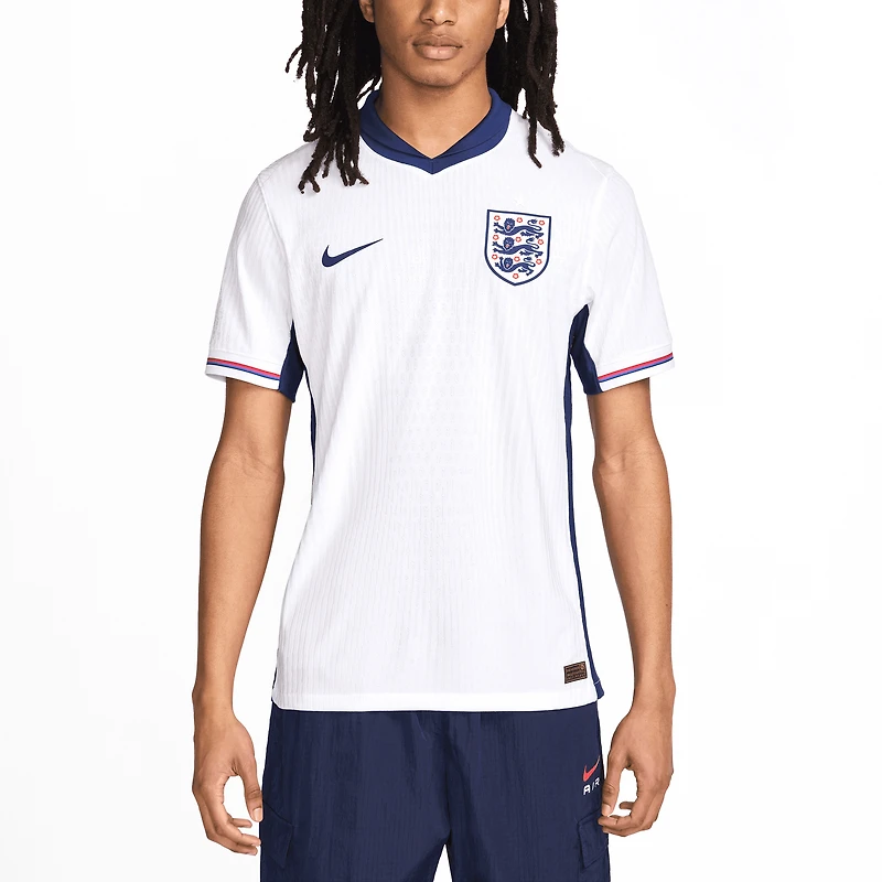Men's Nike  White England National Team 2024 Home Authentic Blank Jersey