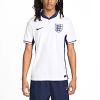 Men's Nike  White England National Team 2024 Home Authentic Blank Jersey