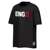 Men's Outerstuff Black England FIFA World Cup 2026 Livery Oversized T-Shirt