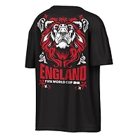 T-shirt oversize 2 touches Outerstuff noir pour homme, édition spéciale Coupe du Monde de la FIFA 2026.