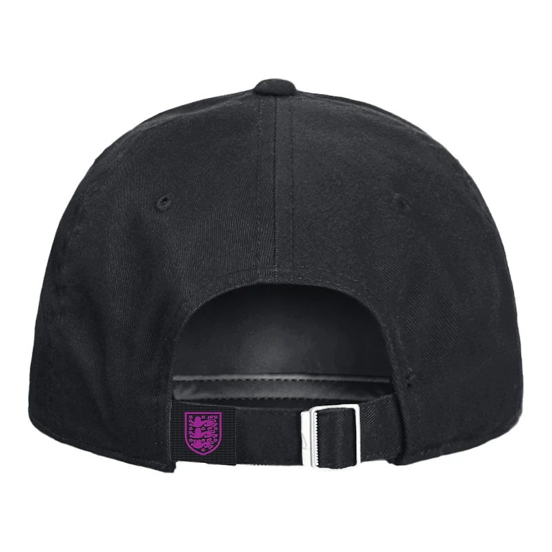 Casquette ajustable Nike noire unisexe de l'équipe nationale d'Angleterre