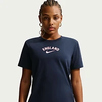 Women's Nike Blue England National Team Wordmark T-Shirt