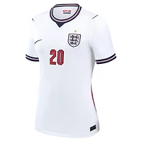 Women's Nike Cole Palmer White England National Team 2026 Home Stadium Replica Jersey