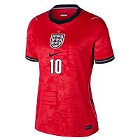 Maillot réplique Nike Jude Bellingham rouge de l'équipe nationale d'Angleterre pour femme, saison extérieure 2026.