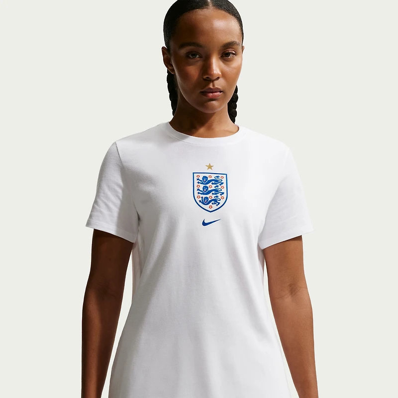 Women's Nike Red England National Team Crest T-Shirt