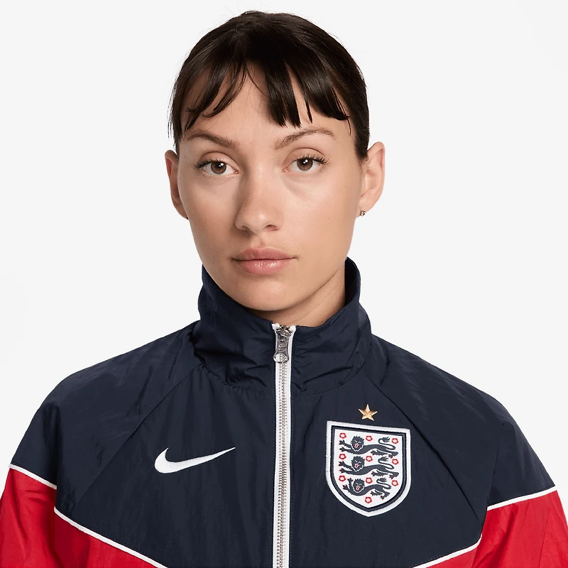 Women's Nike White England National Team Windrunner UV Woven Full-Zip Jacket