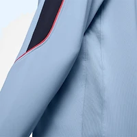 Haut d'entraînement à manches longues et fermeture éclair 1/4 Nike Strike Dri-FIT bleu pour jeunes, équipe nationale d'Angleterre 2026