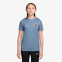 Maillot Nike Strike Dri-FIT bleu pour jeunes de l'équipe nationale d'Angleterre 2026
