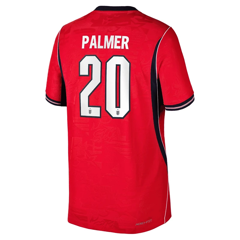 Youth Nike Cole Palmer Red England National Team 2026 Away Match Authentic Jersey