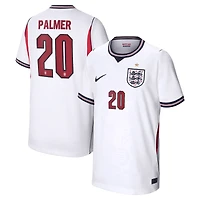 Maillot réplique domicile Nike Cole Palmer blanc de l'équipe nationale d'Angleterre 2026 pour jeunes