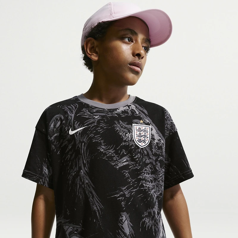 Youth Nike Gray England National Team Allover Print T-Shirt