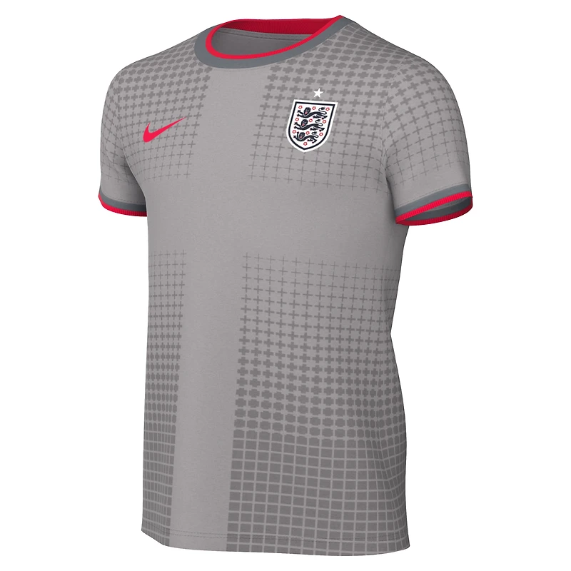 Youth Nike Gray England National Team x Palace 2026 Dri-FIT Pre-Match Top