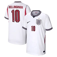 Maillot réplique domicile Nike Jude Bellingham blanc de l'équipe nationale d'Angleterre 2026