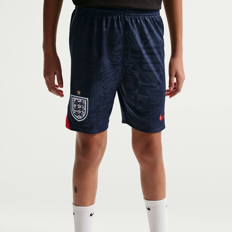 Short réplique domicile Nike blanc pour enfant de l'équipe nationale d'Angleterre 2026