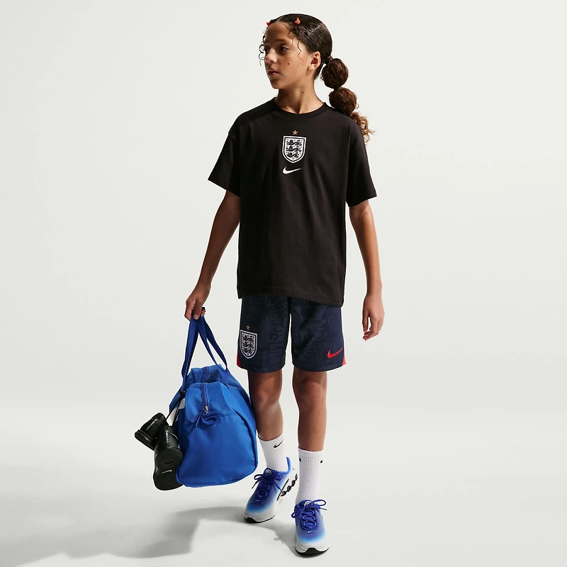 Short réplique domicile Nike blanc pour enfant de l'équipe nationale d'Angleterre 2026