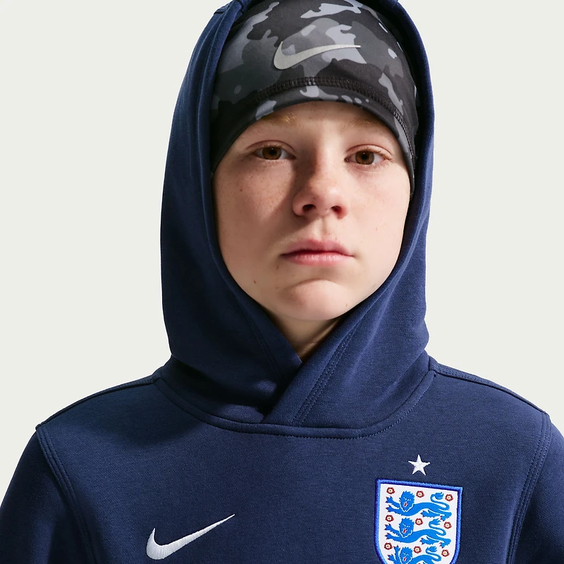 Youth Nike Navy England National Team Club Hoodie