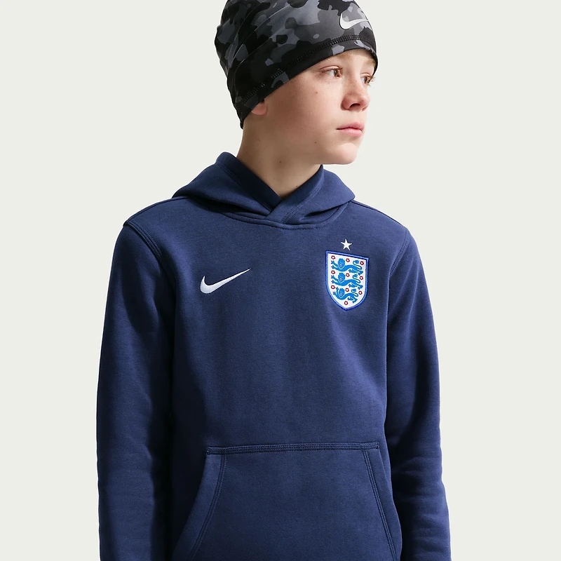 Youth Nike Navy England National Team Club Hoodie