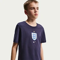 Youth Nike White England National Team Crest T-Shirt