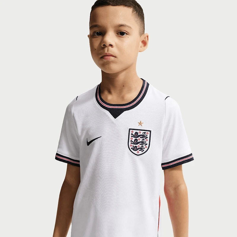Maillot réplique domicile Nike blanc pour jeunes de l'équipe nationale d'Angleterre 2026