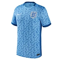 Maillot réplique de l'équipe nationale féminine d'Angleterre 2023 Nike bleu pour femme