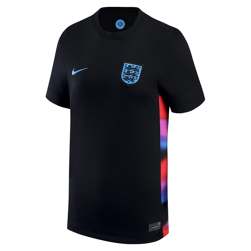 Women's Nike Black England National Team 2025/26 Away Replica Jersey